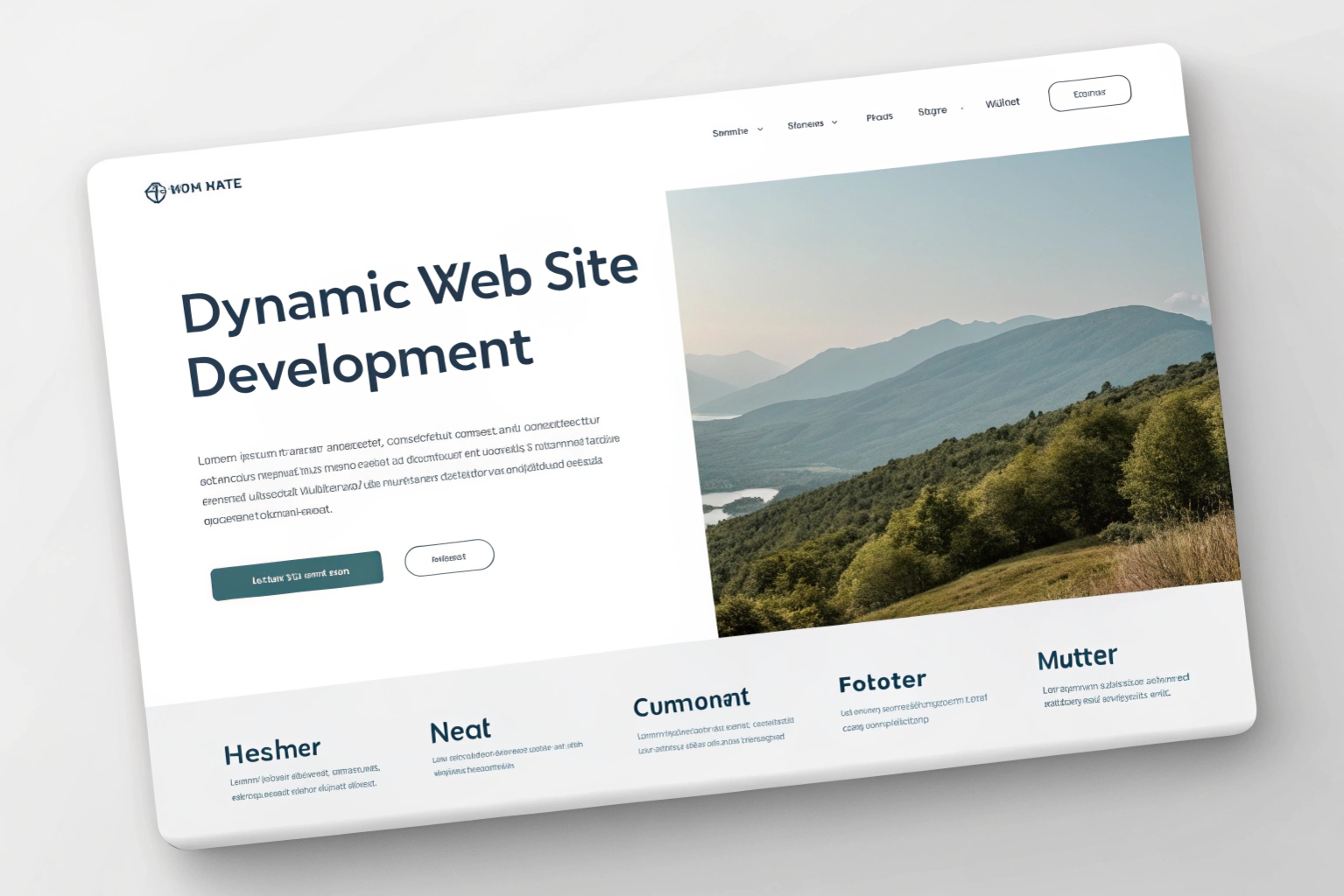 DYNAMIC WEBSITE DEVELOPMENT service preview
